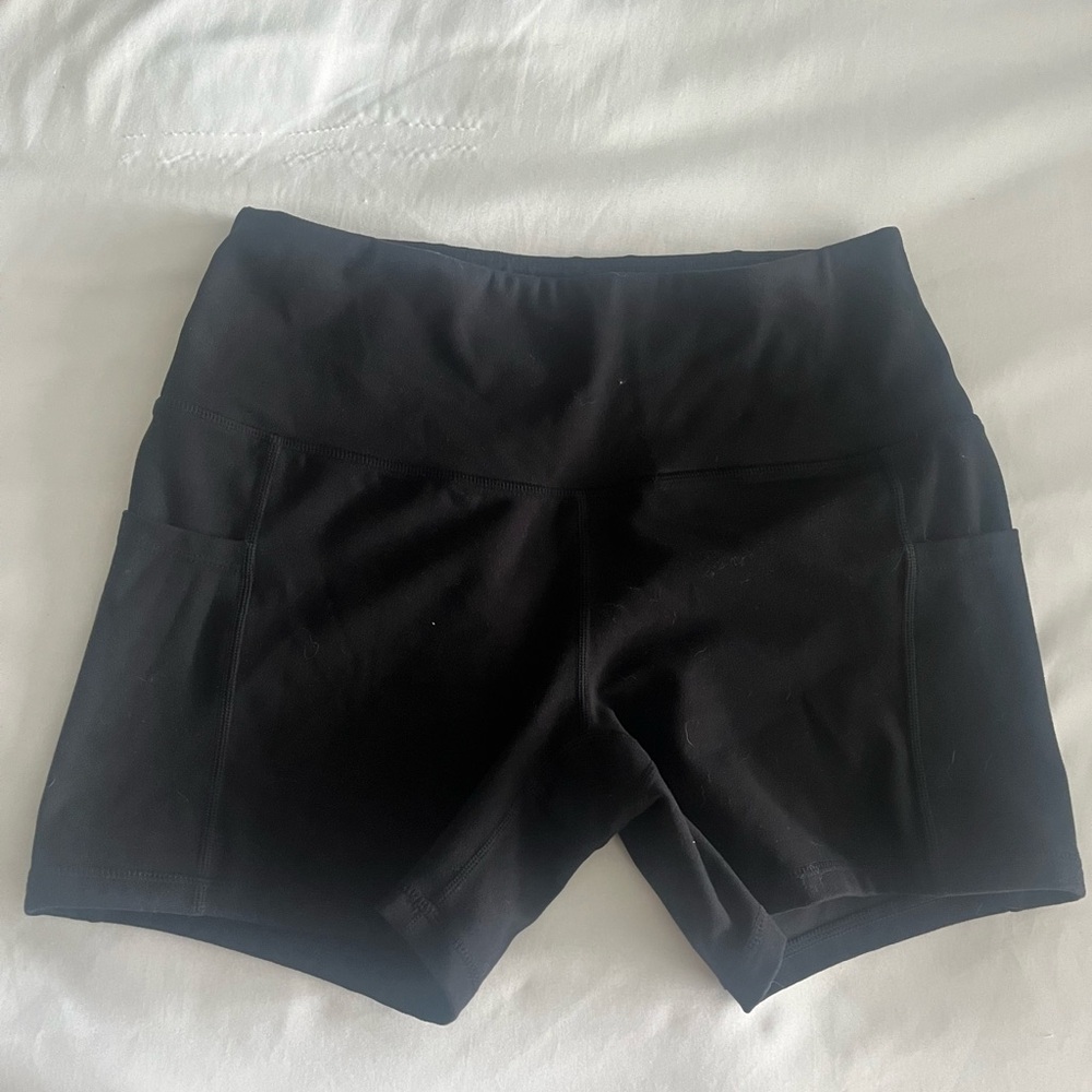 Sleek Black Women's Athletic Shorts